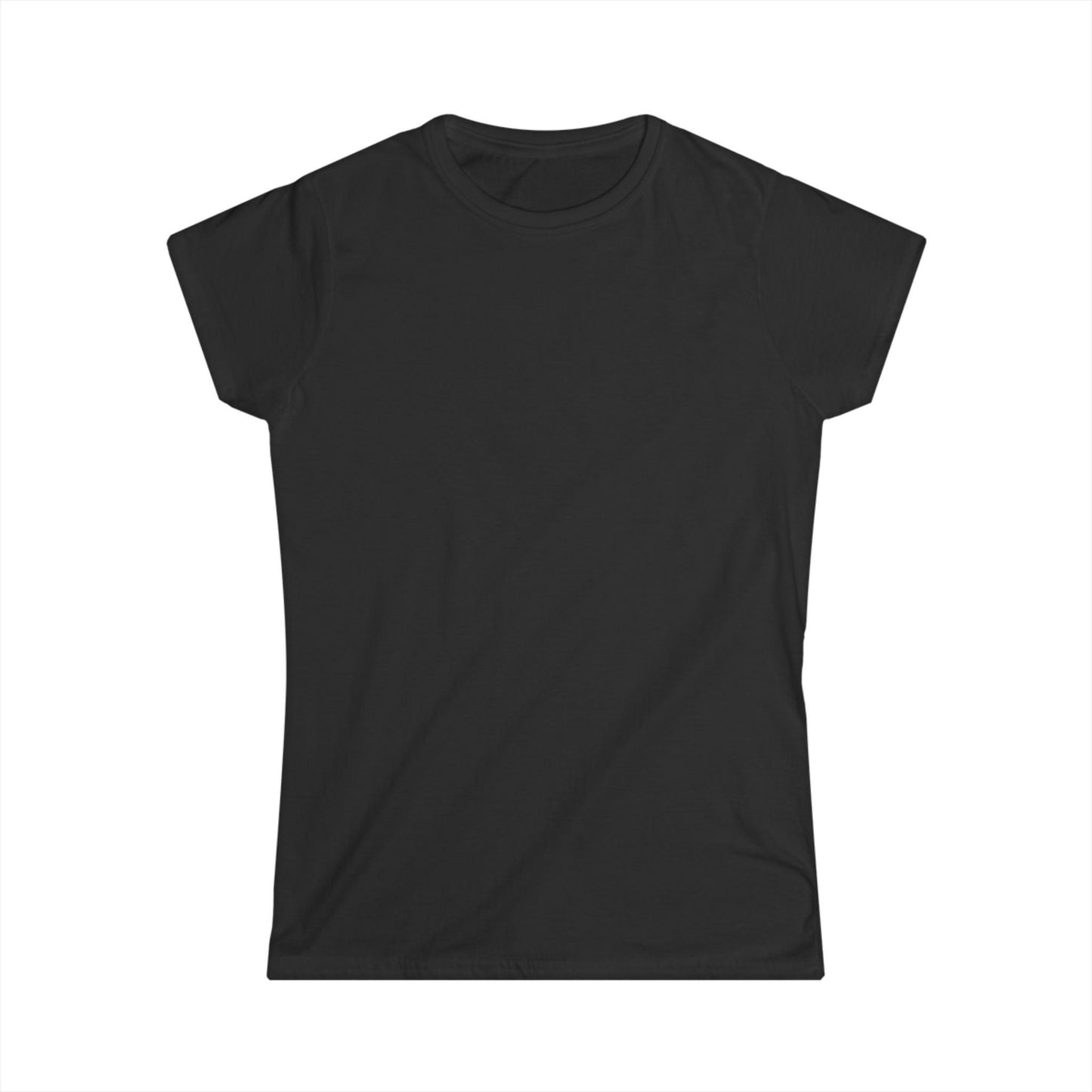 back of black back print shirt for women