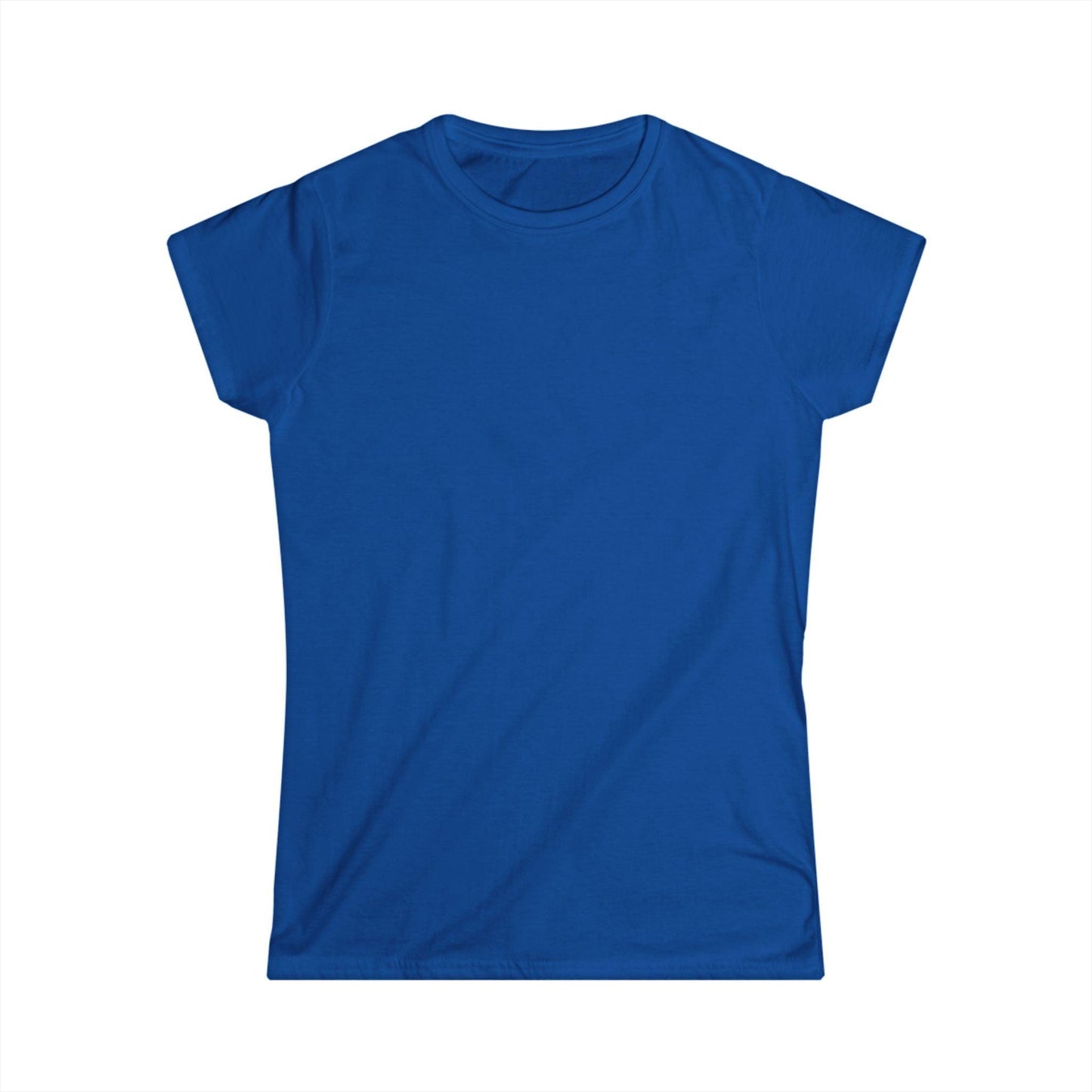 back of blue back print shirt for women