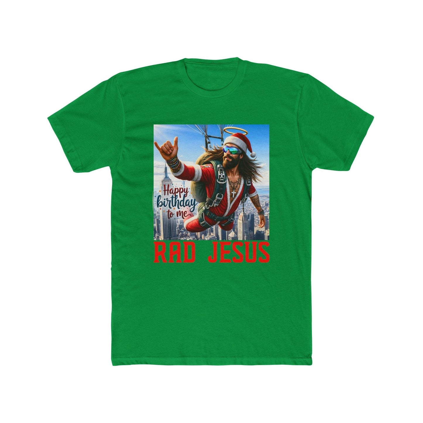 green rad air jesus shirt