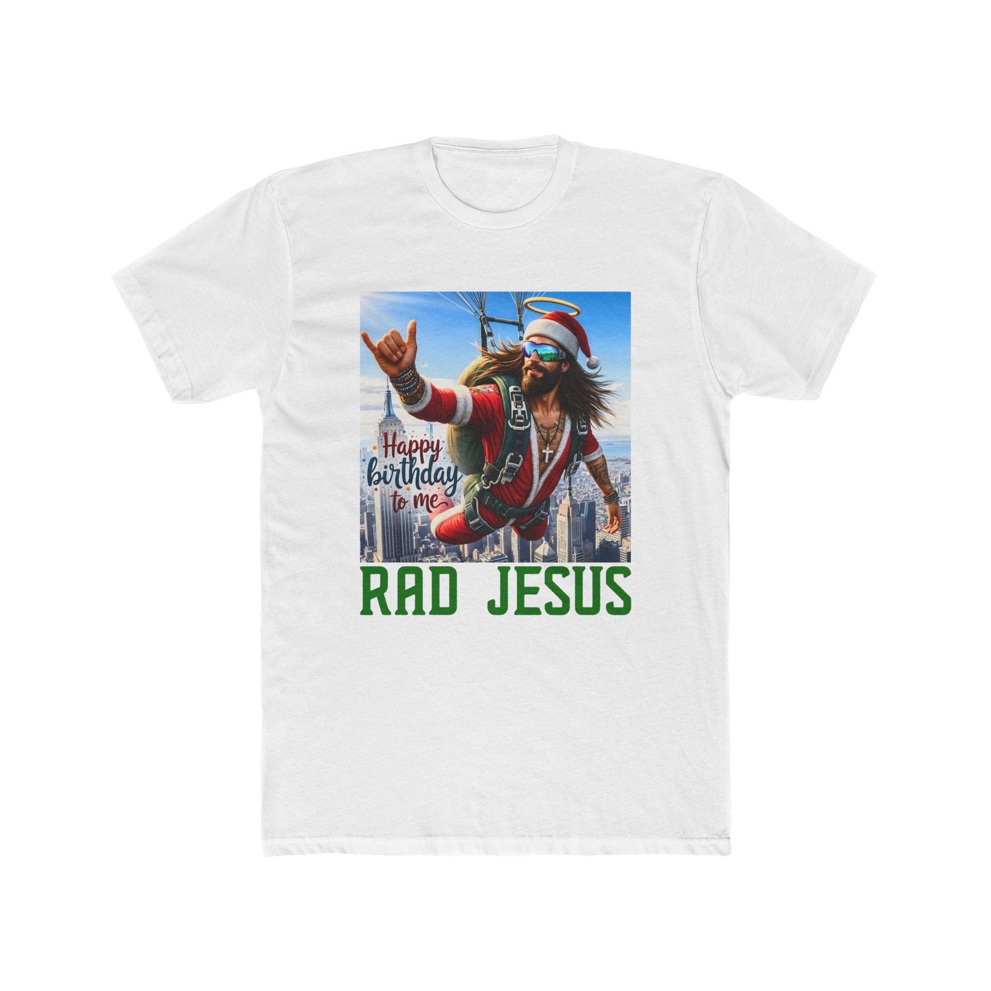 white rad air jesus shirt