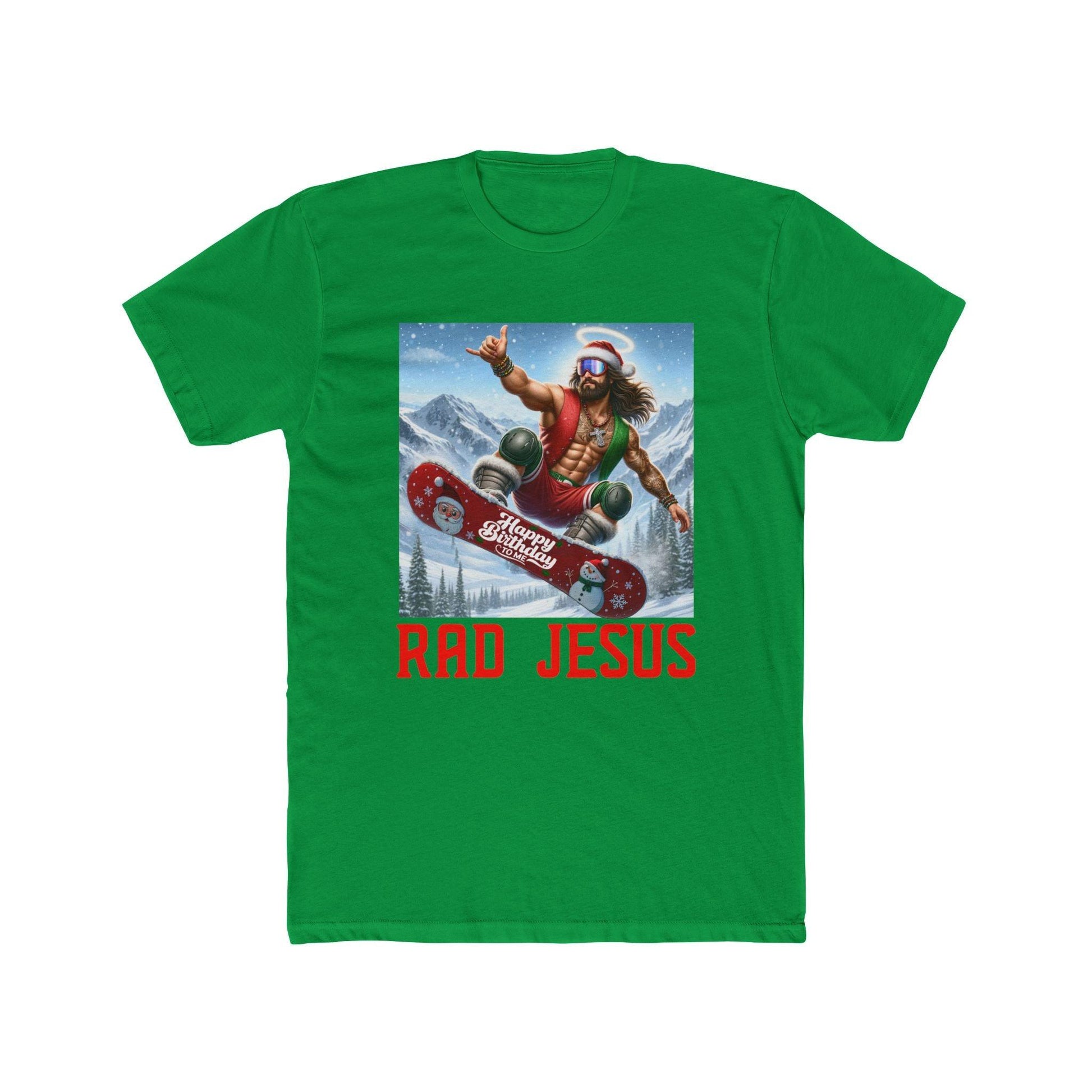 green snowboarding shirt