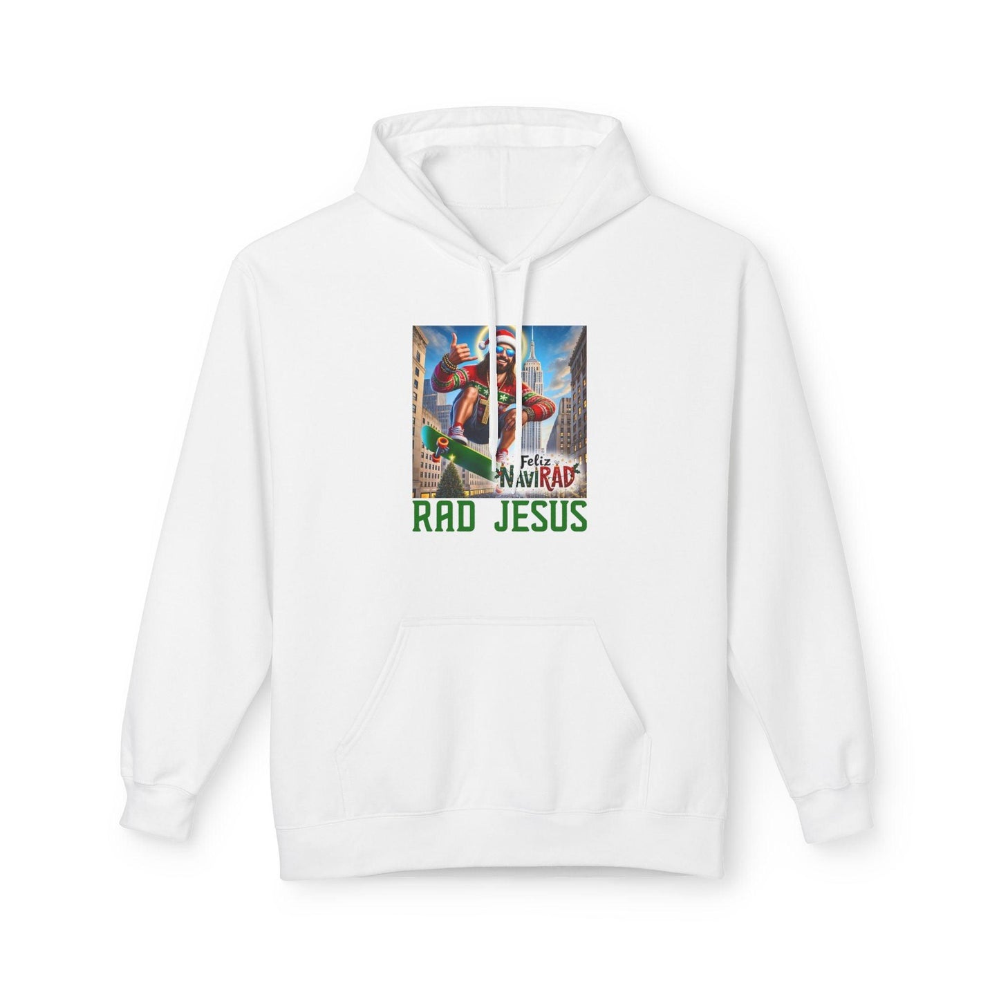 white Feliz NaviRAD hoodie