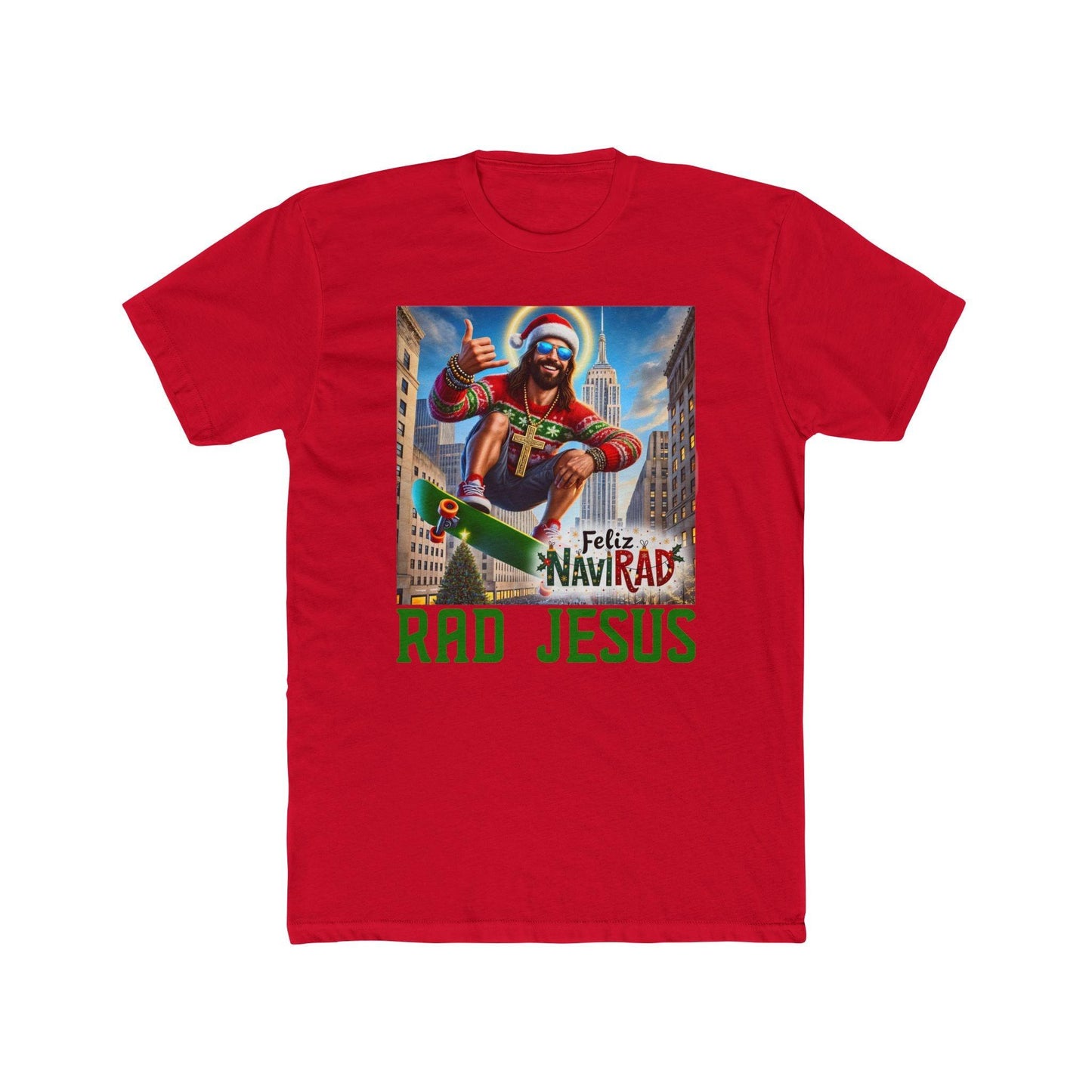 red Feliz NaviRAD shirt