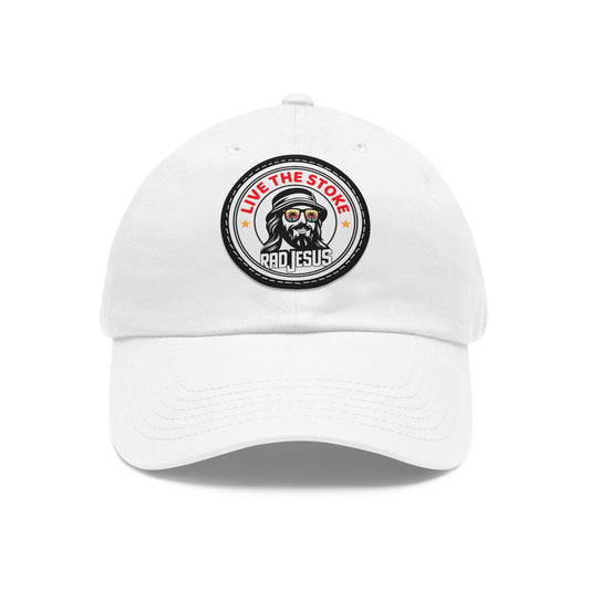 "Live Give Repeat" white rad jesus hat