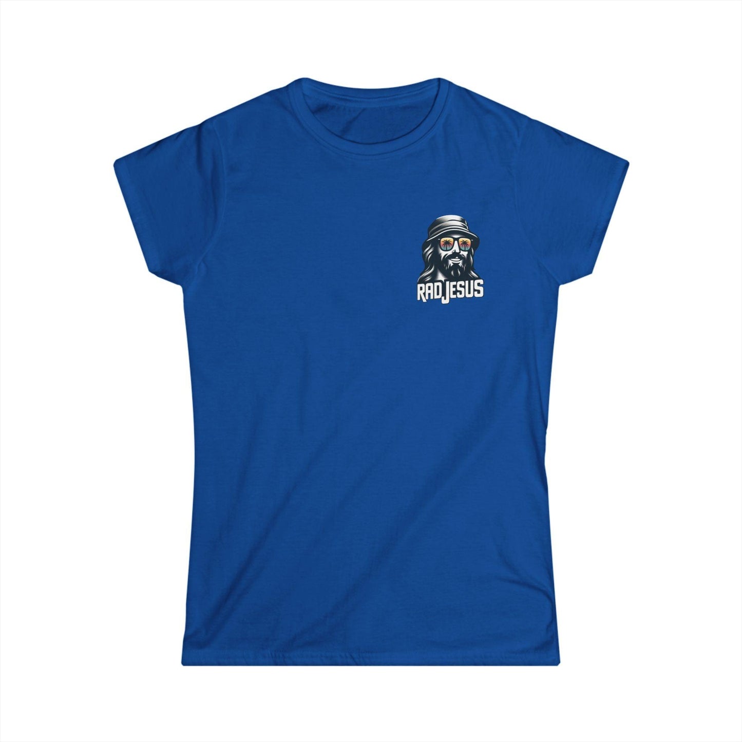 blue women's double sided shirt
