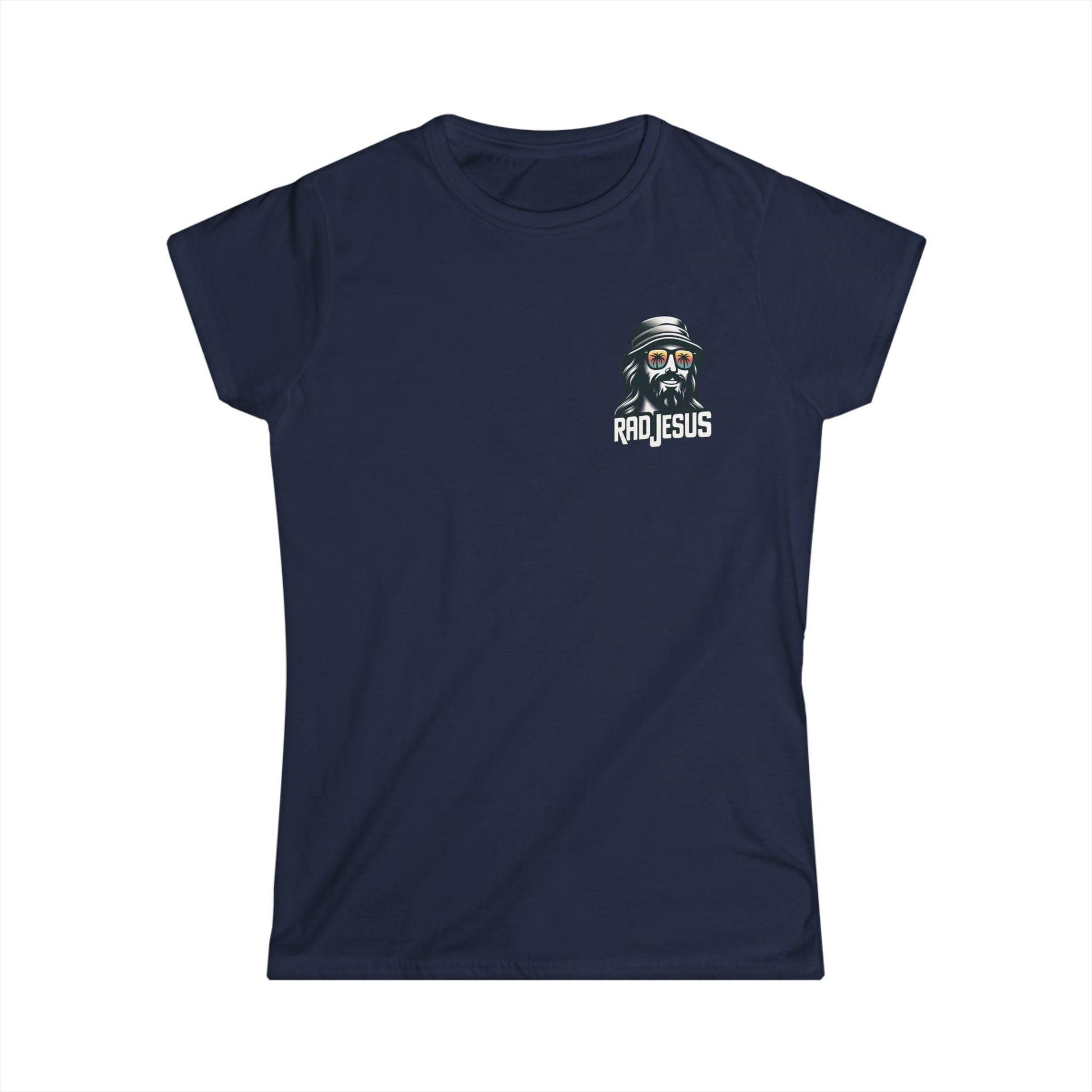 navy blue women's double sided shirt
