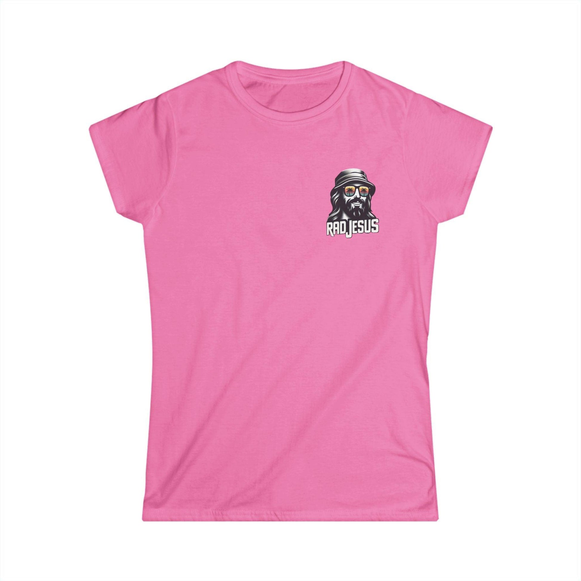 pink women's double sided shirt