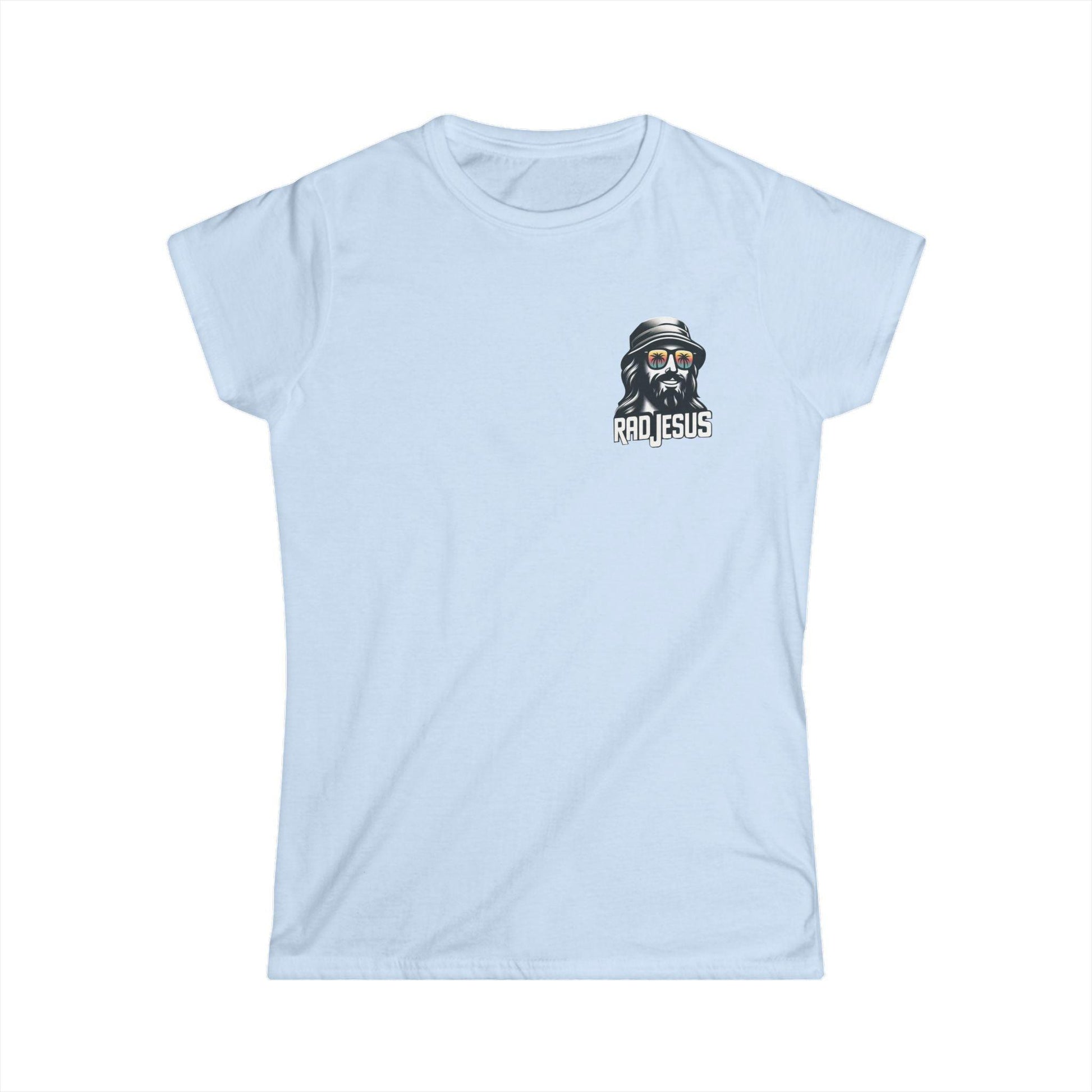 sky blue women's double sided shirt
