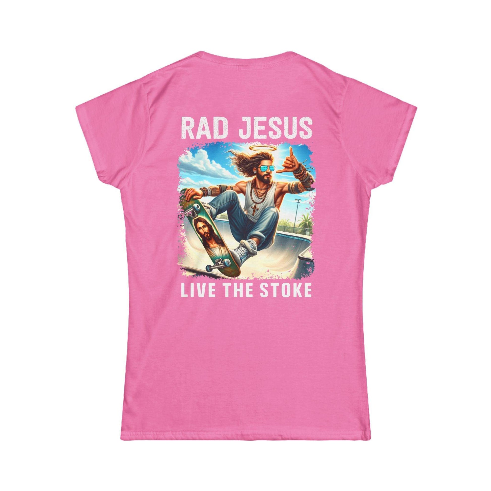 pink back print shirt for women