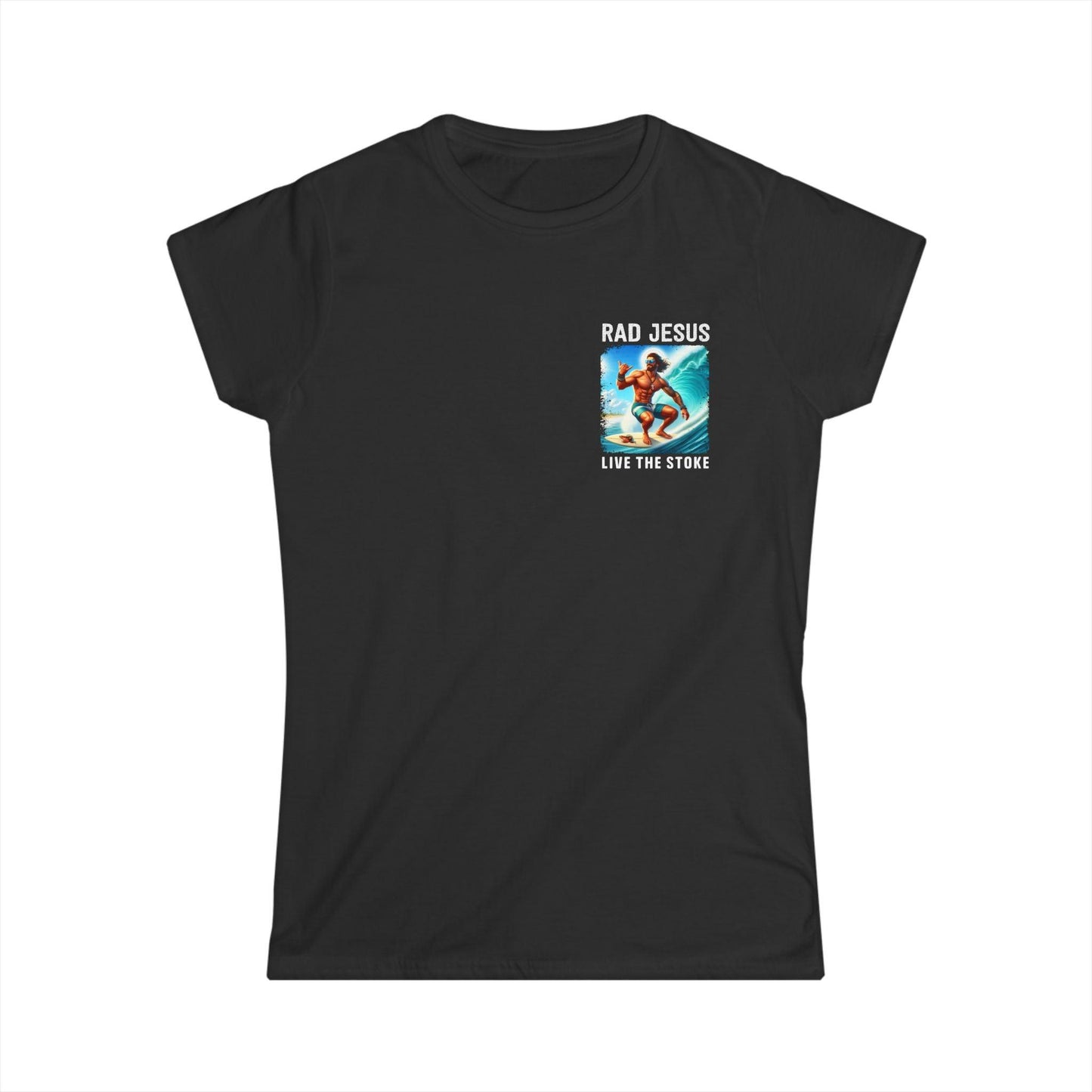 black women's pocket surf shirt