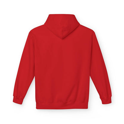 back of red air jesus hoodie