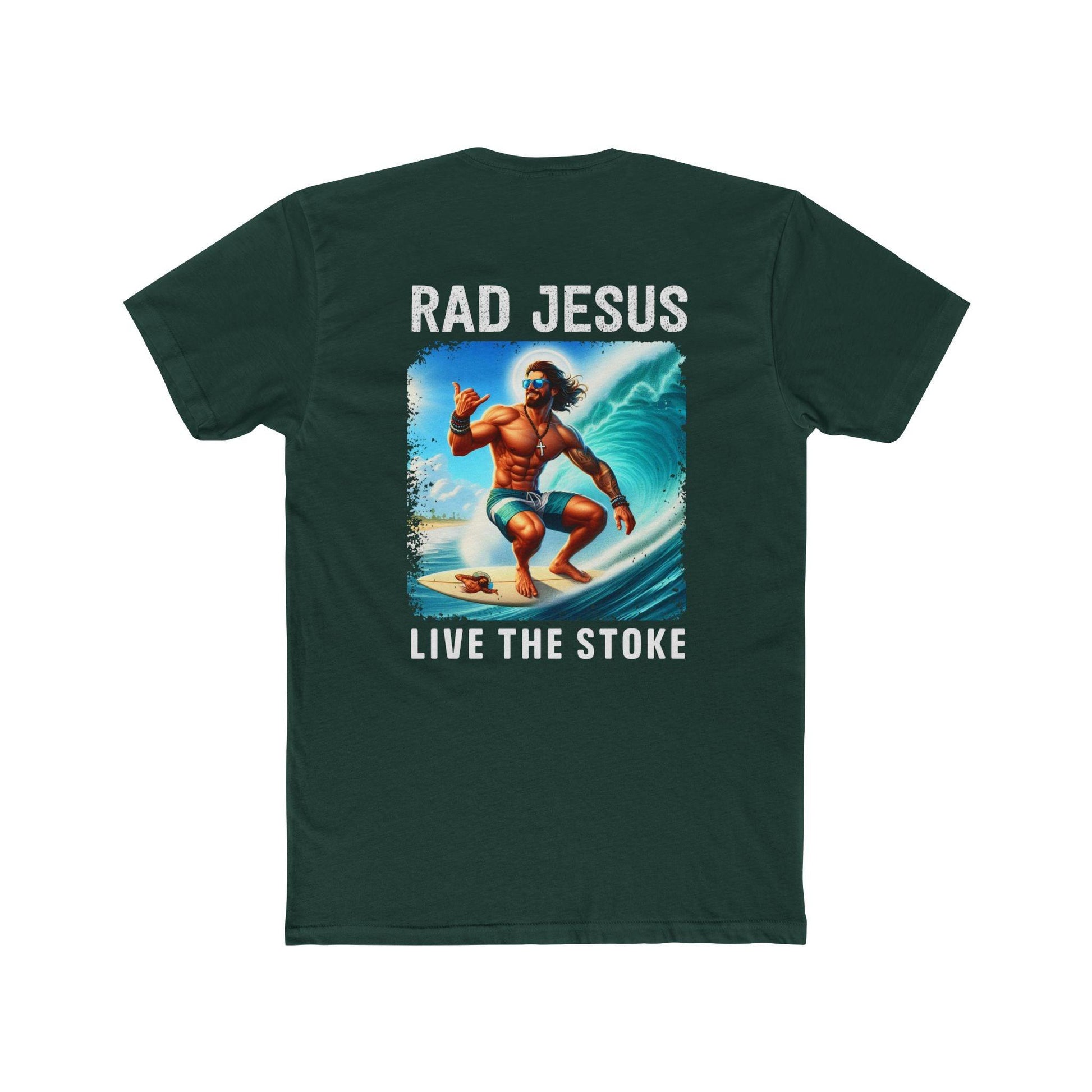 darker green double sided surf shirt 