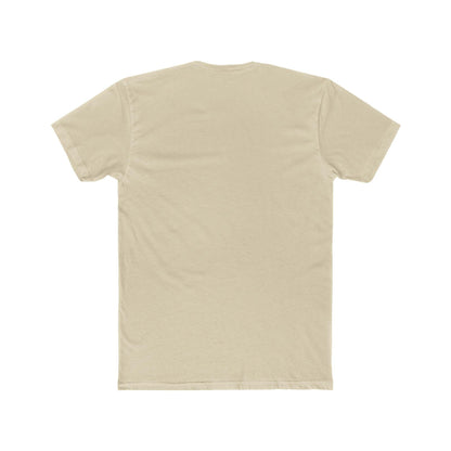 back of creme pocket print t-shirt 