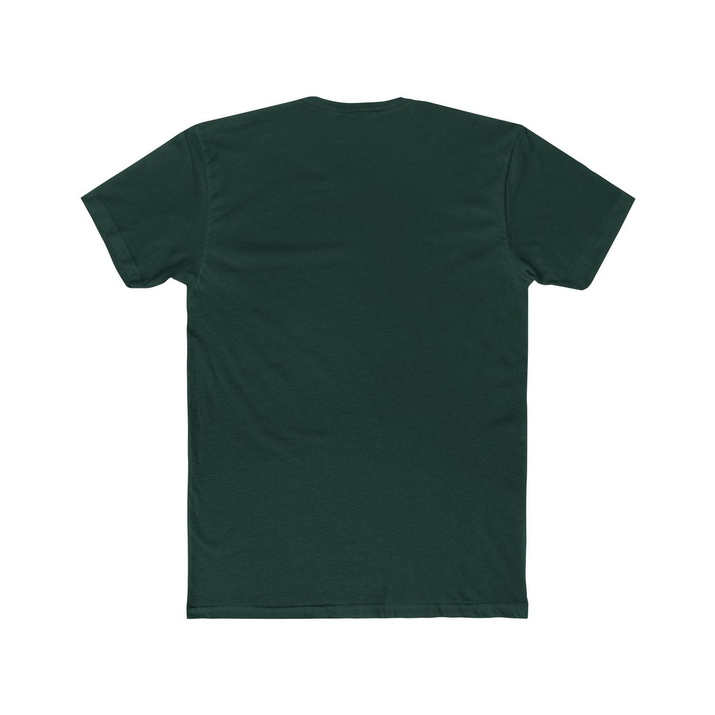 back of darker green pocket print t-shirt 