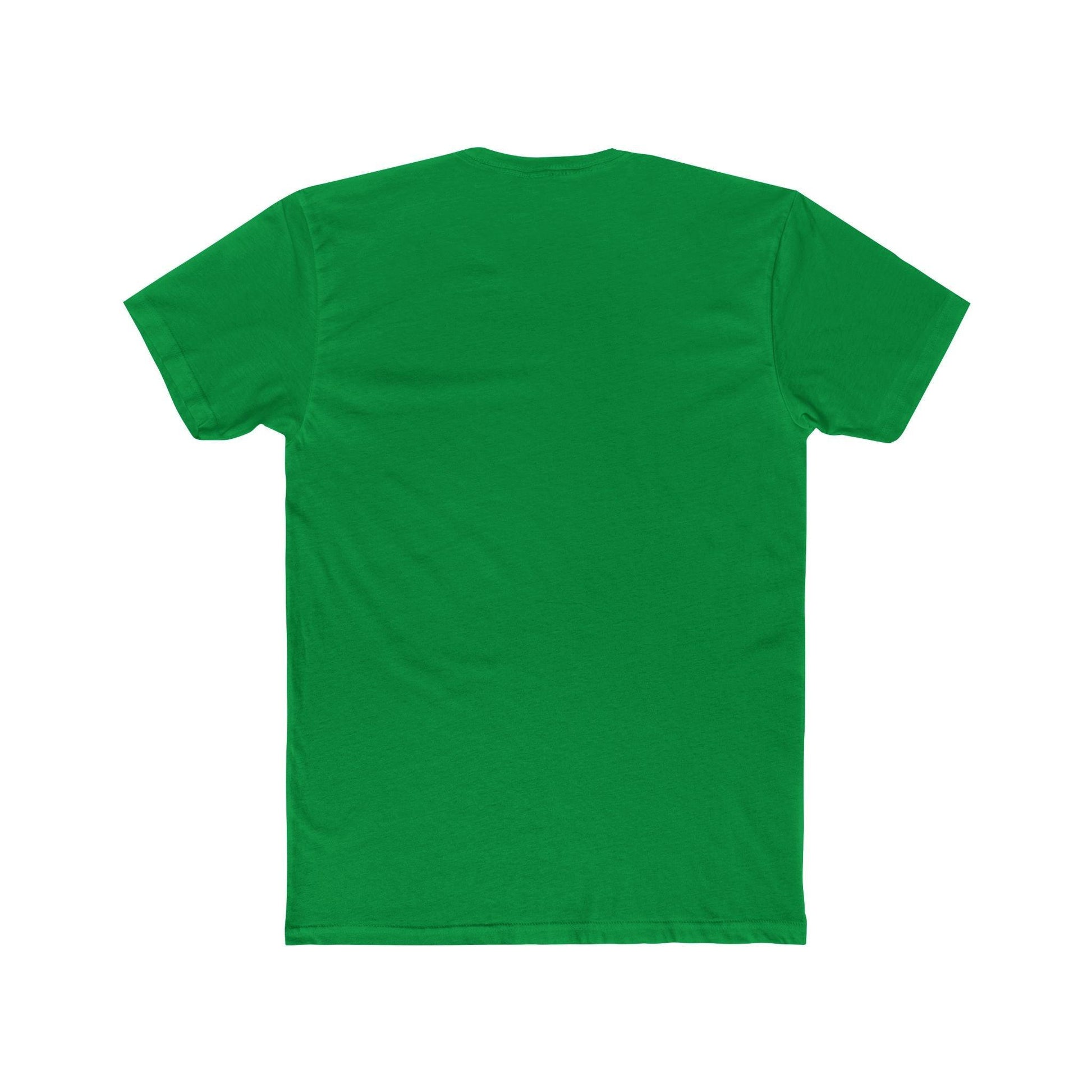 back of green pocket print t-shirt 