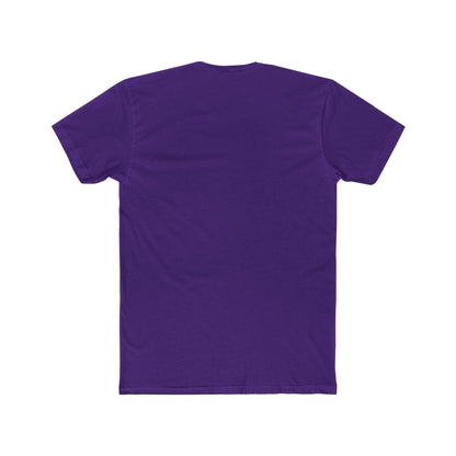 back of purple pocket print t-shirt 