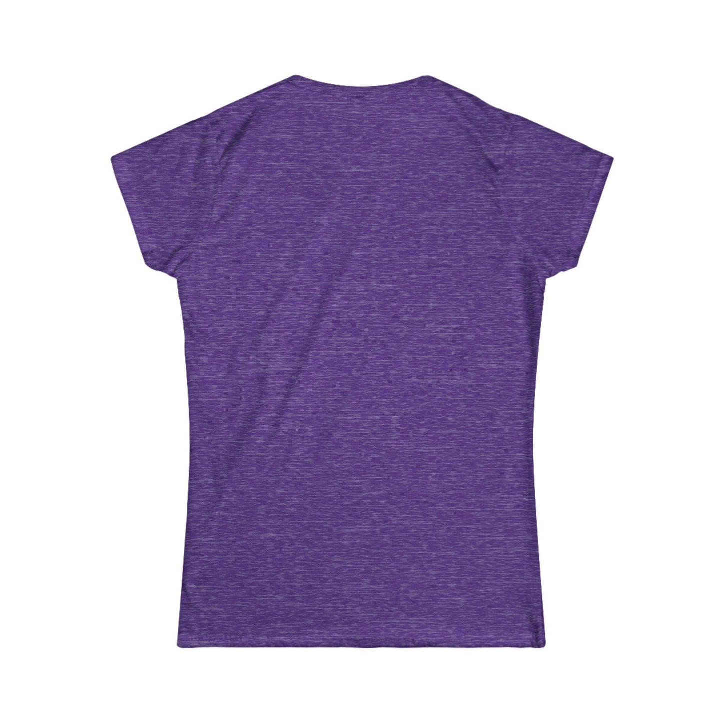 back of violet women's graphic t-shirt 