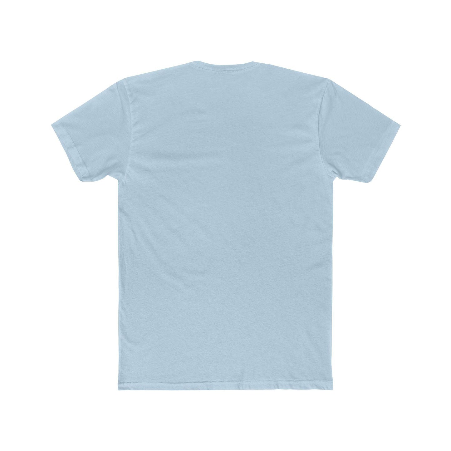back of sky blue pocket surf shirt 