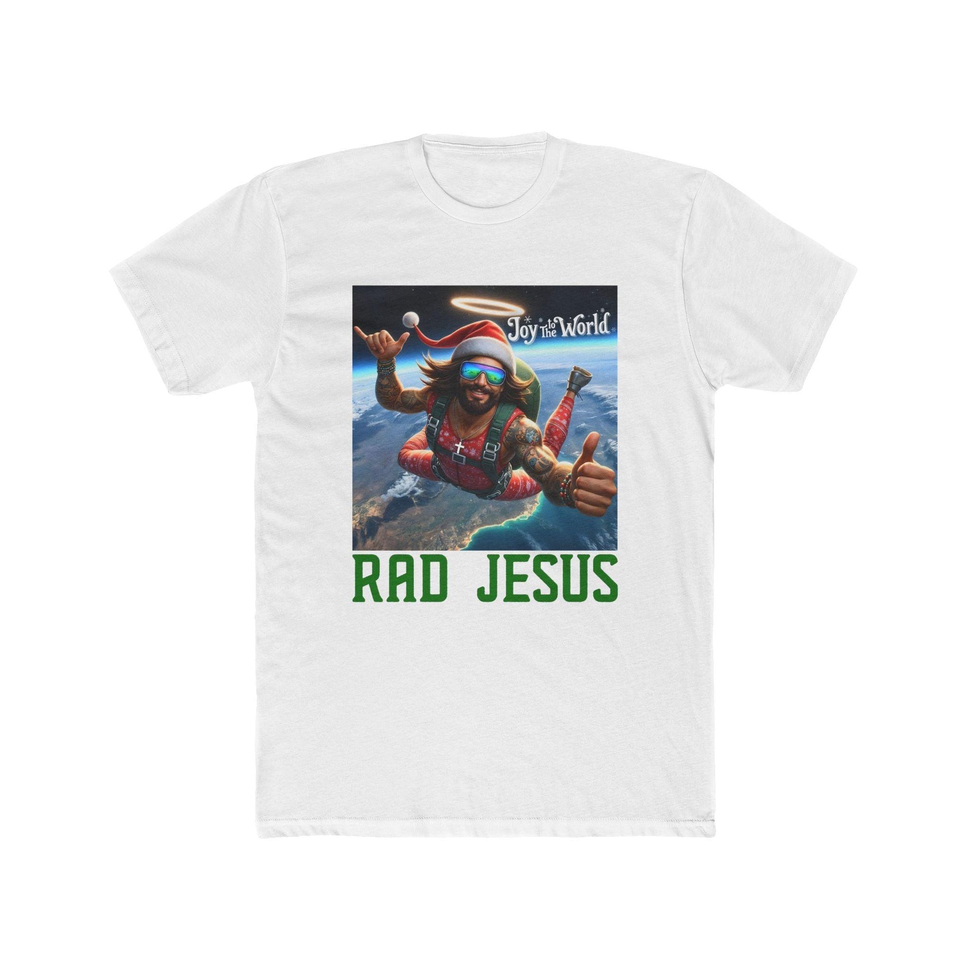 white joy to the world shirt 