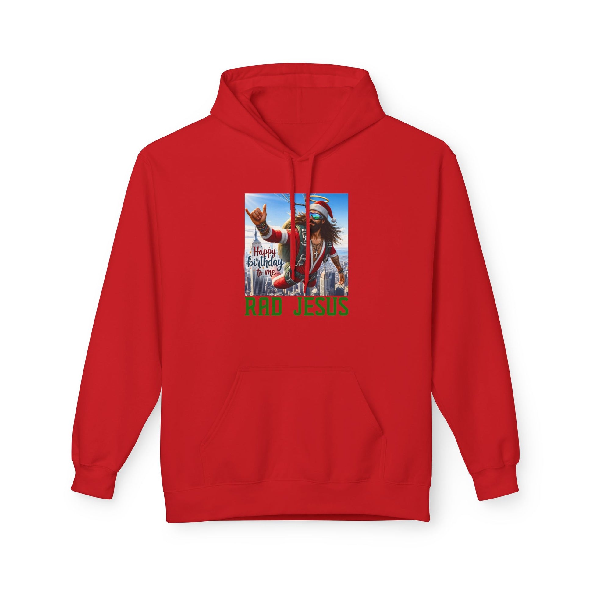 red air jesus hoodie