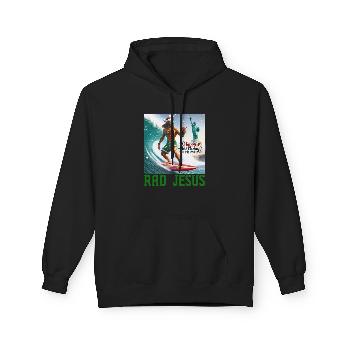 black surfing hoodie