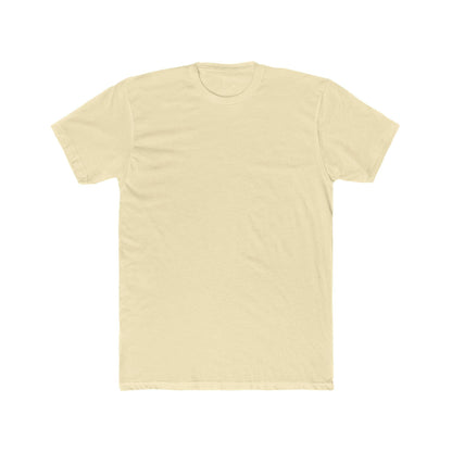 front of light yellow back print skater shirt 