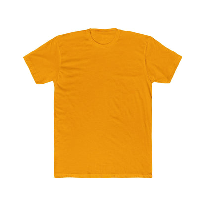 front of orange back print skater shirt 