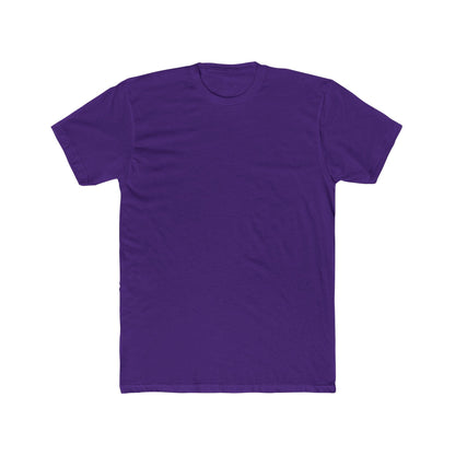 front of purple back print skater shirt 