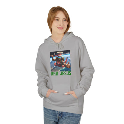 front of woman wearing grey joy to the world hoodie