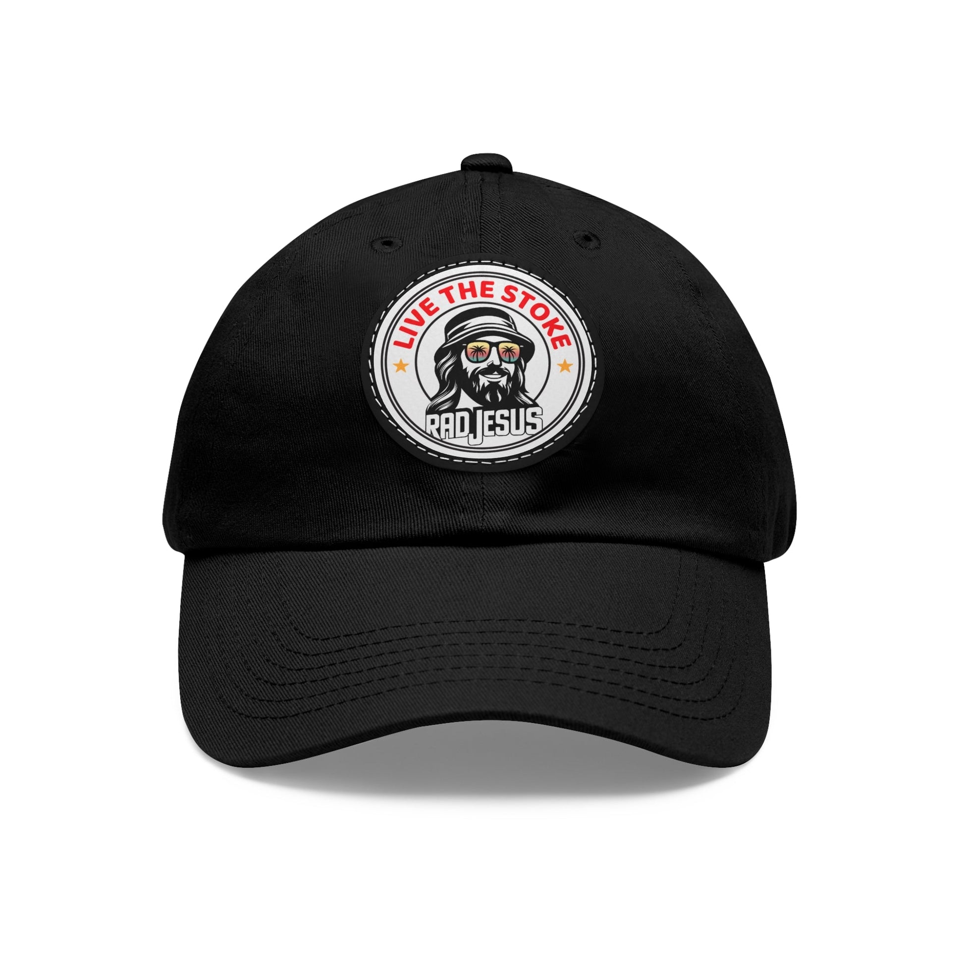 "Live Give Repeat" black rad jesus hat
