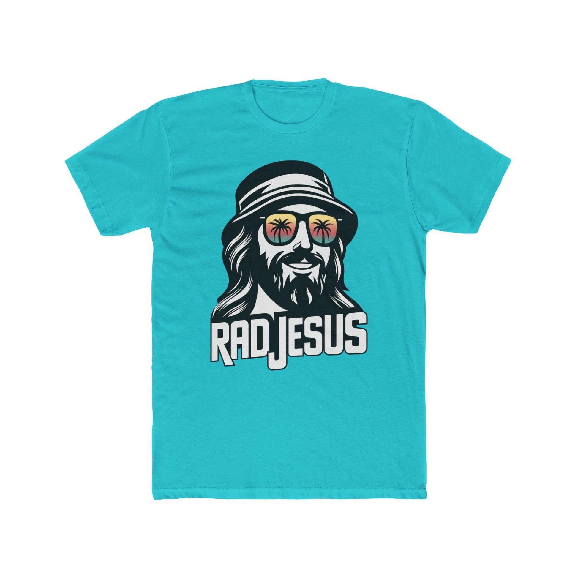 aquamarine front print t-shirt 