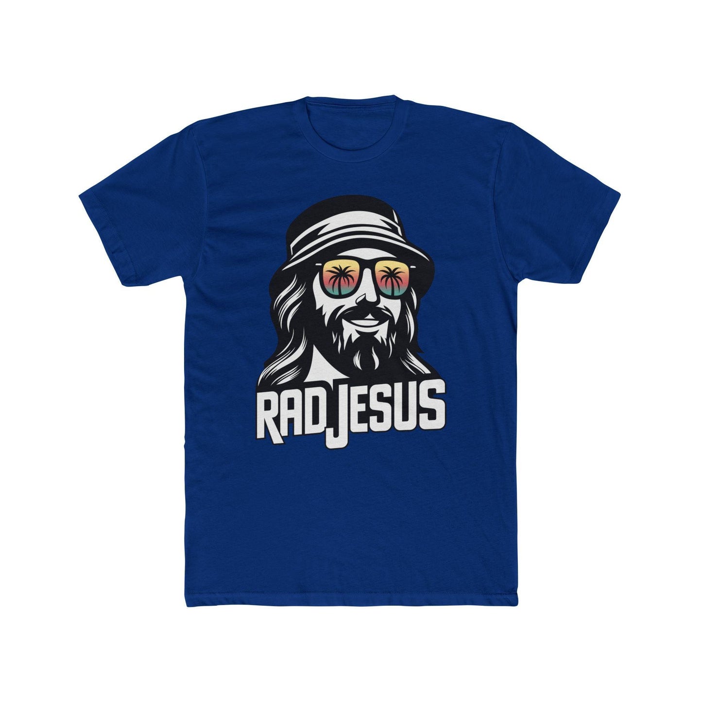dark blue front print t-shirt 