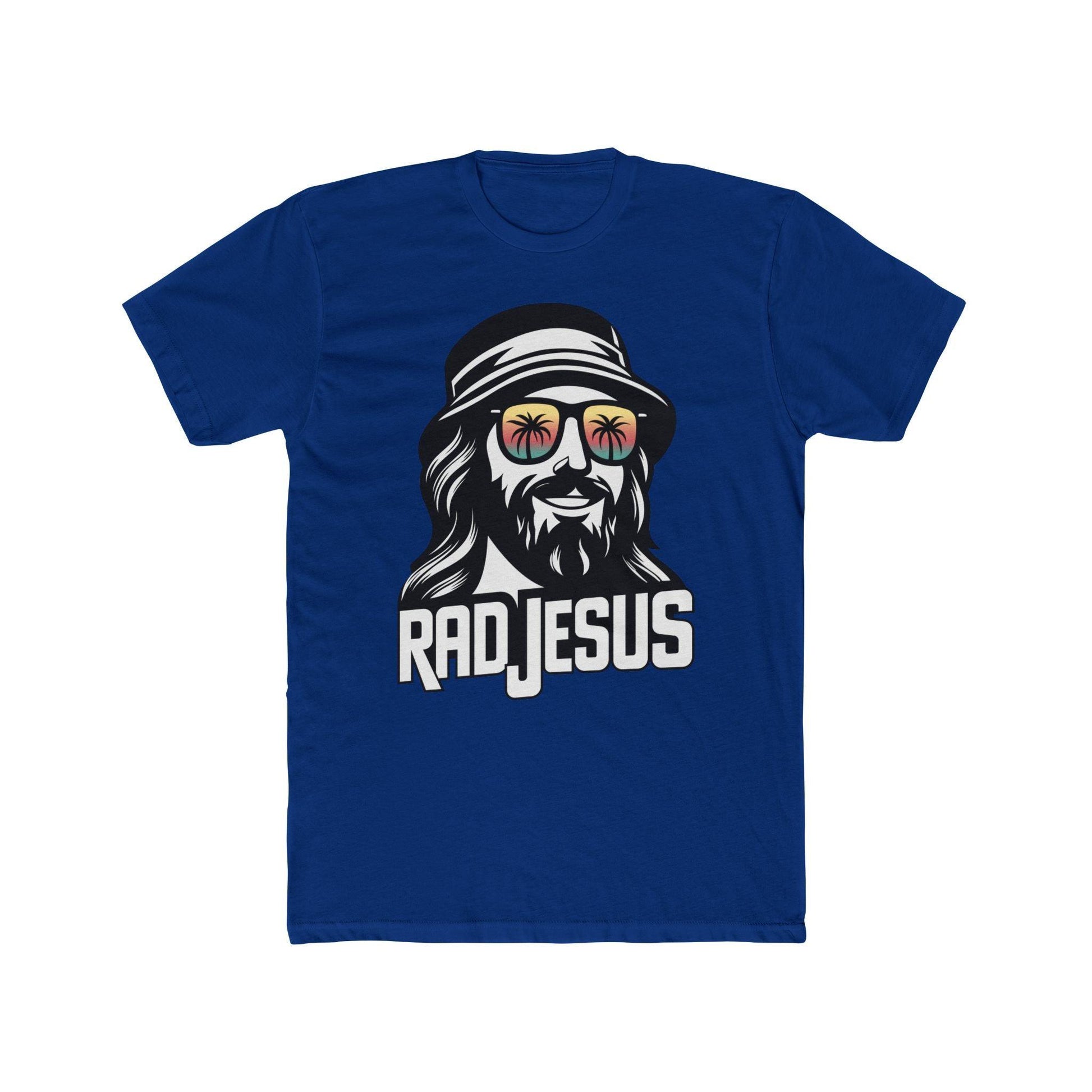 dark blue front print t-shirt 
