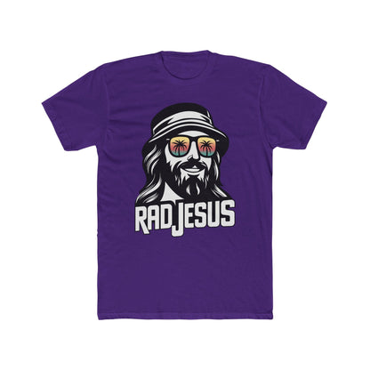 purple front print t-shirt 