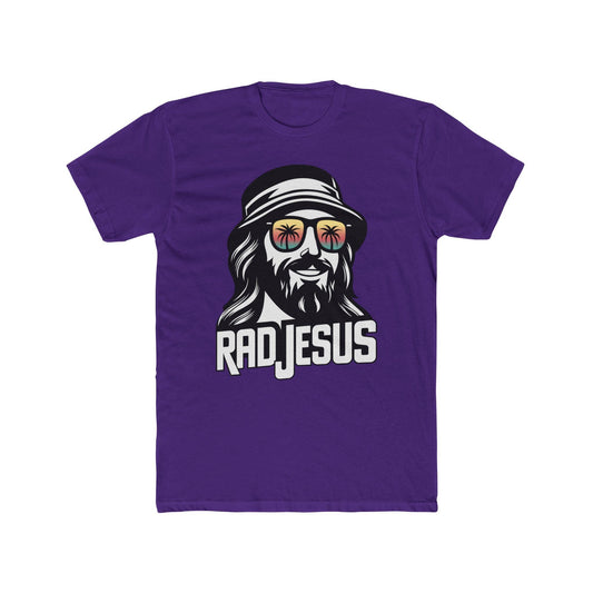 purple front print t-shirt 