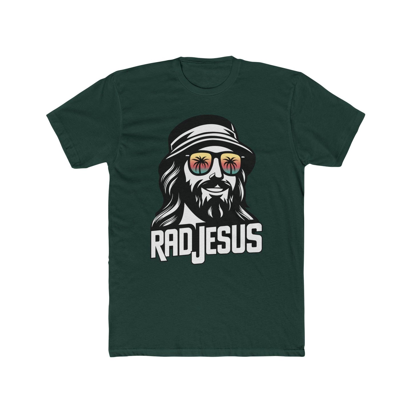 darker green front print t-shirt 