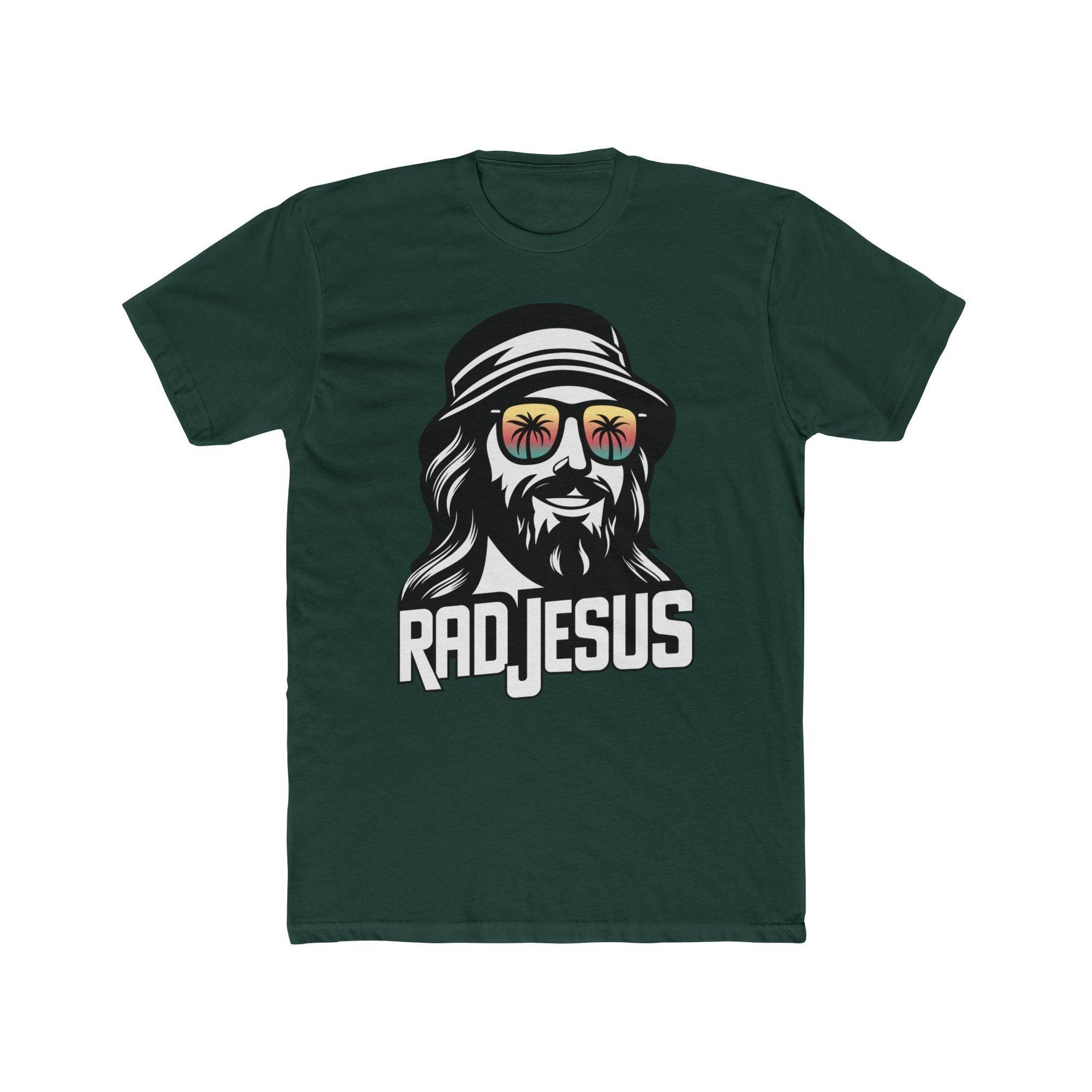 darker green front print t-shirt 