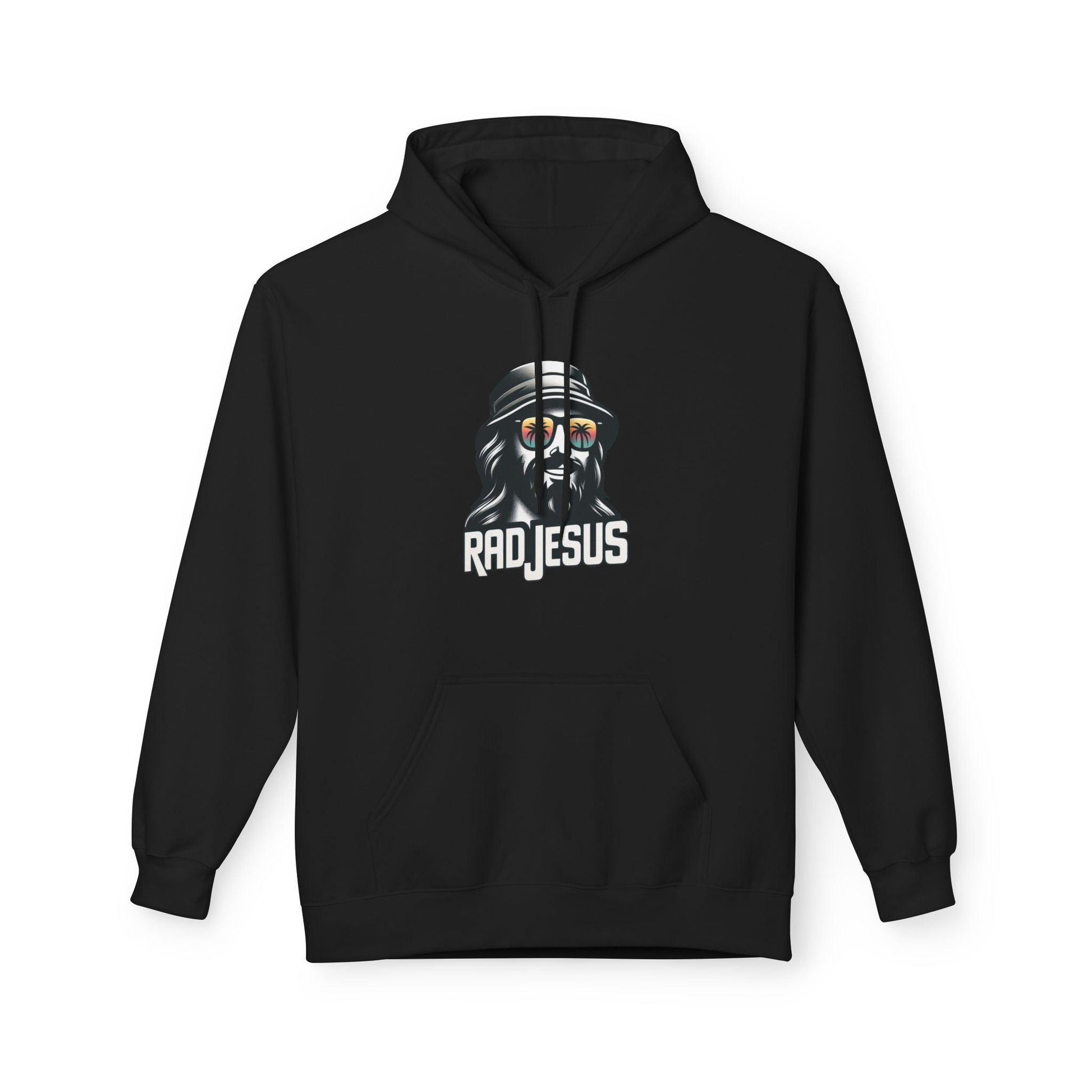 black graphic hoodie
