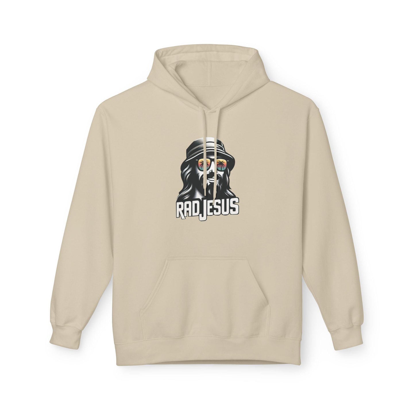 creme graphic hoodie