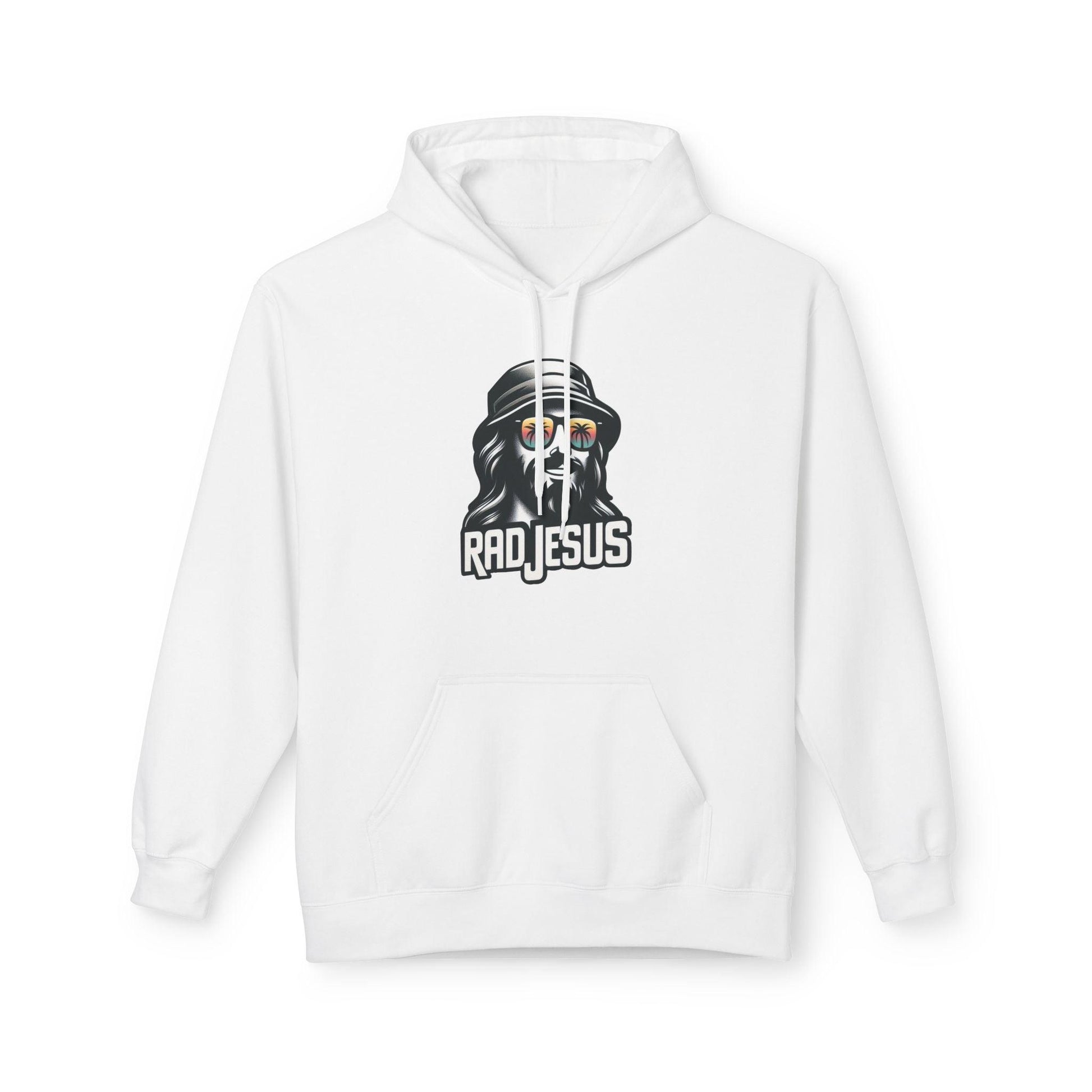 white graphic hoodie