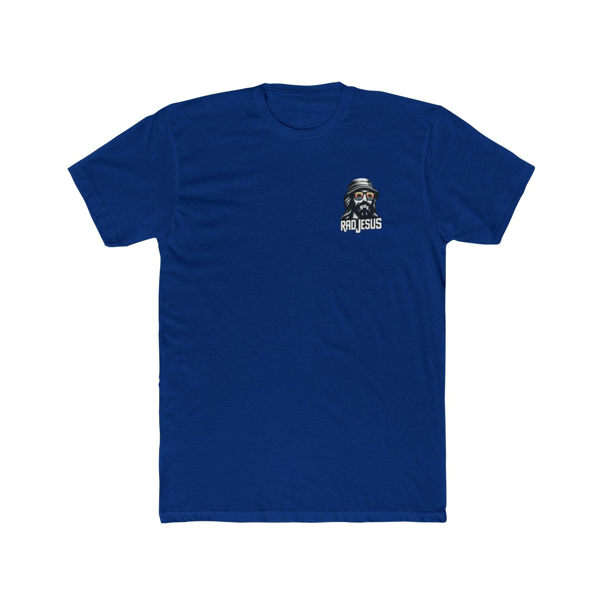 darker blue pocket print t-shirt 
