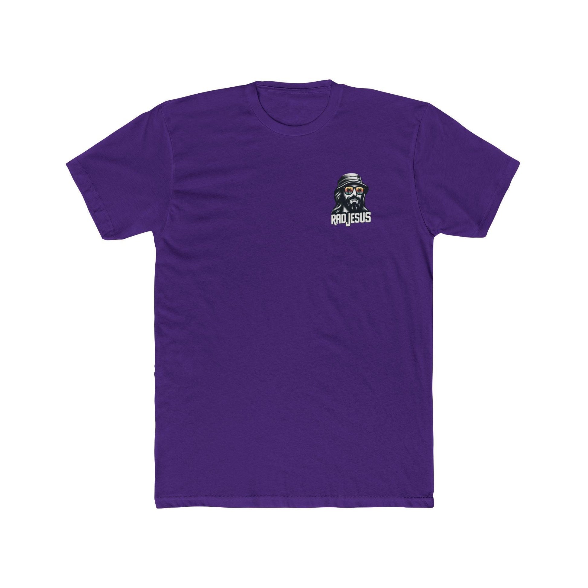 purple pocket print t-shirt 