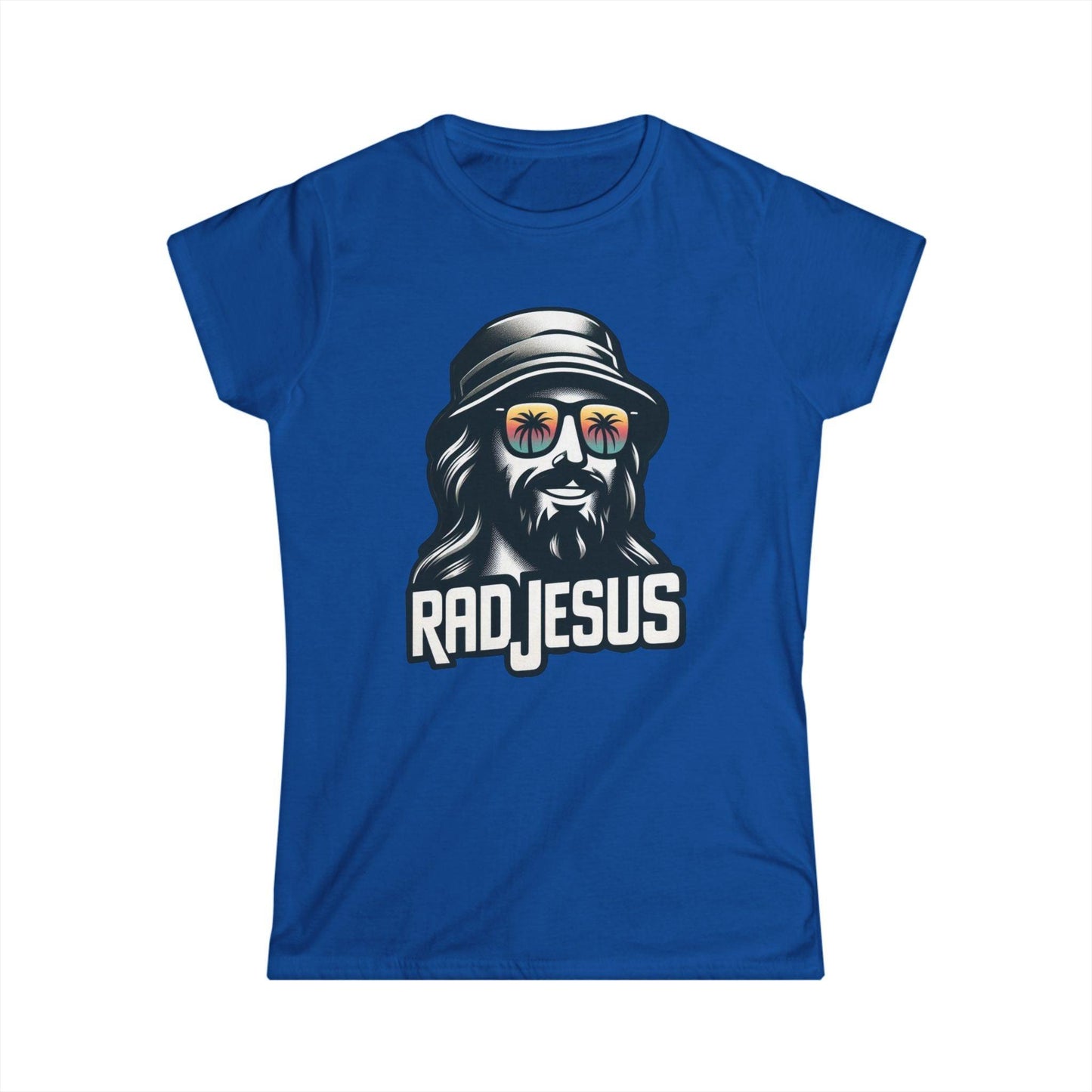 blue women's graphic t-shirt