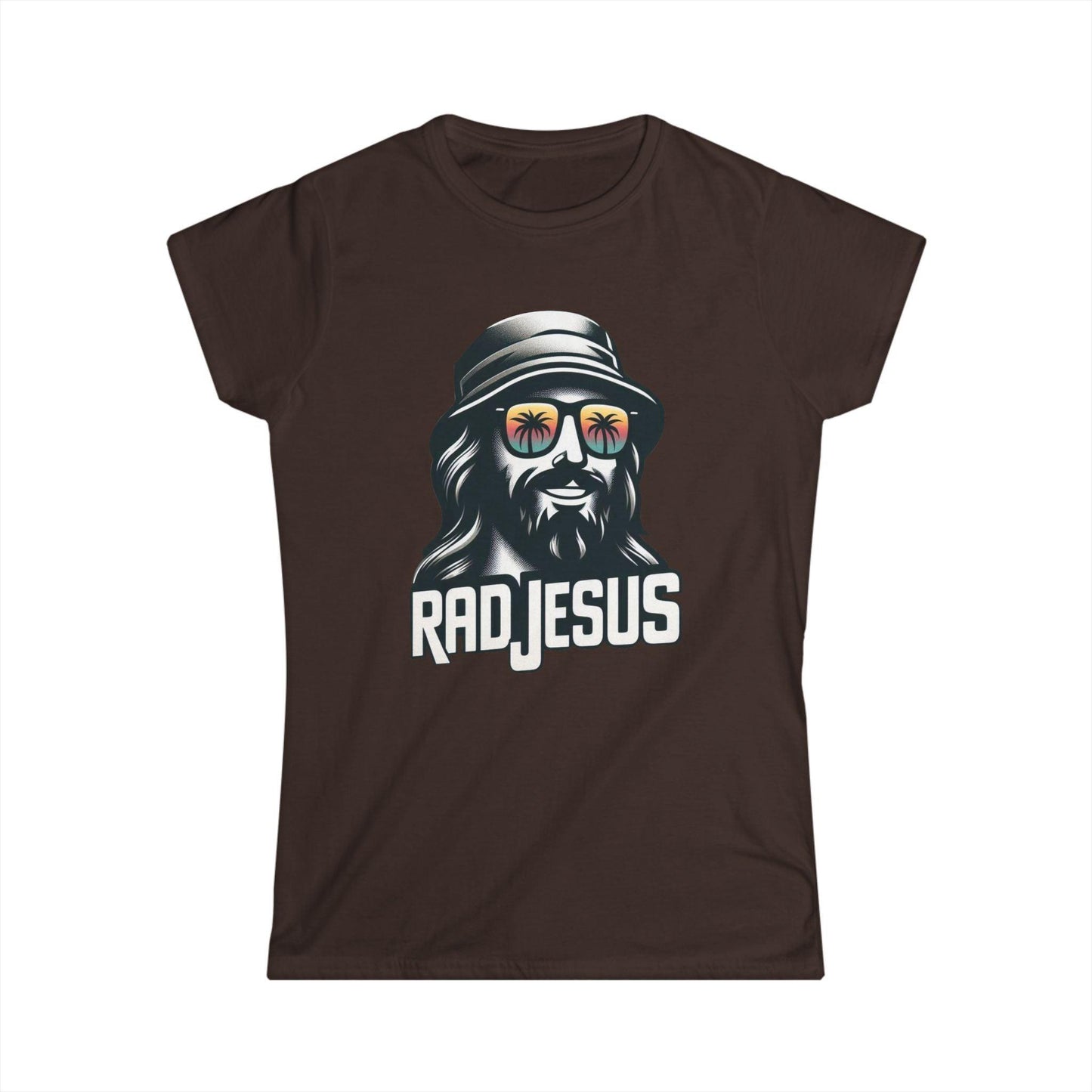brown women's graphic t-shirt