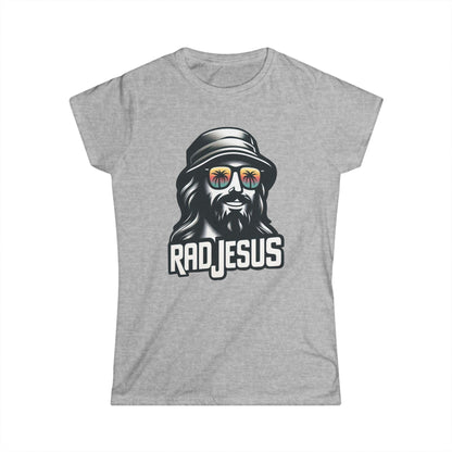 light grey women's graphic t-shirt 
