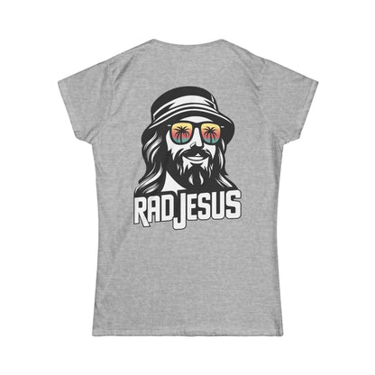 light grey women's print on back shirt 