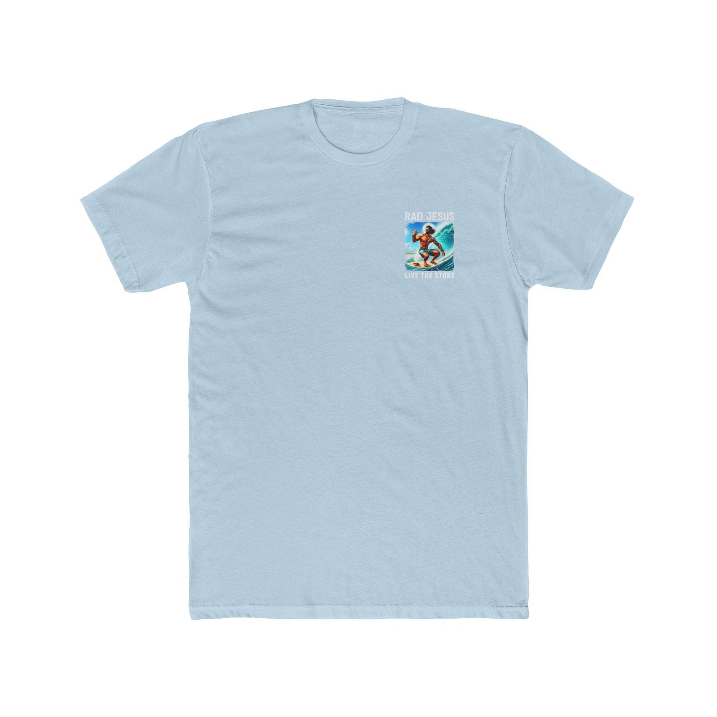 sky blue pocket surf shirt 