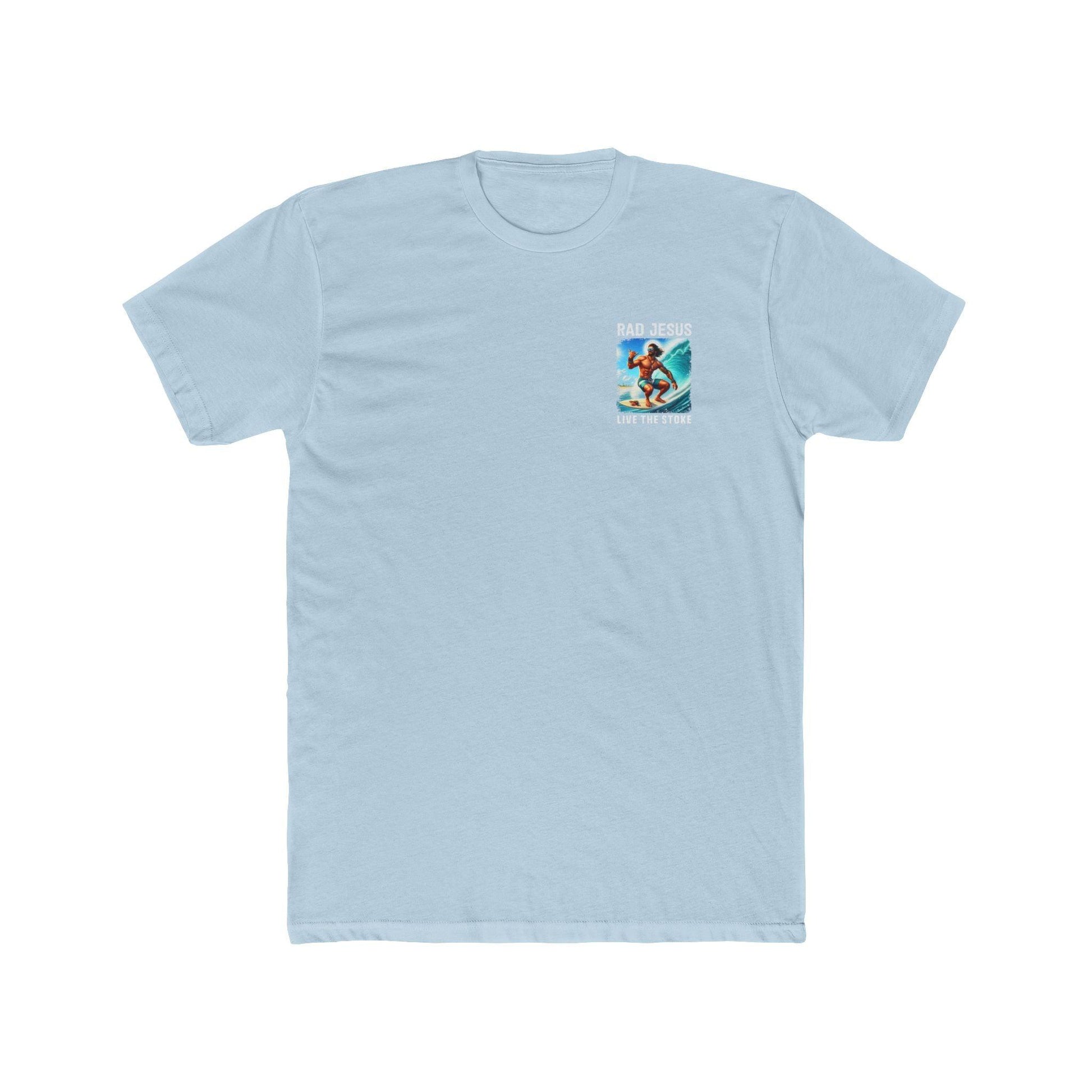 sky blue pocket surf shirt 