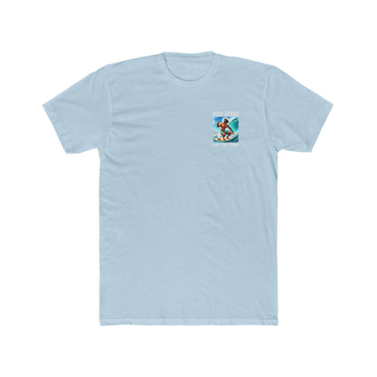 sky blue pocket surf shirt 