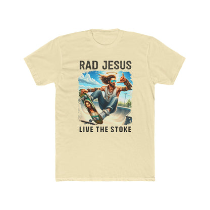 light yellow front print skater shirt 